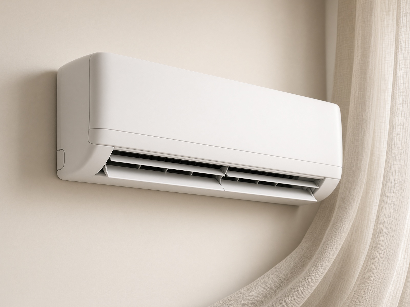 Inneneinheit einer Split-Klimaanlage an der Wand